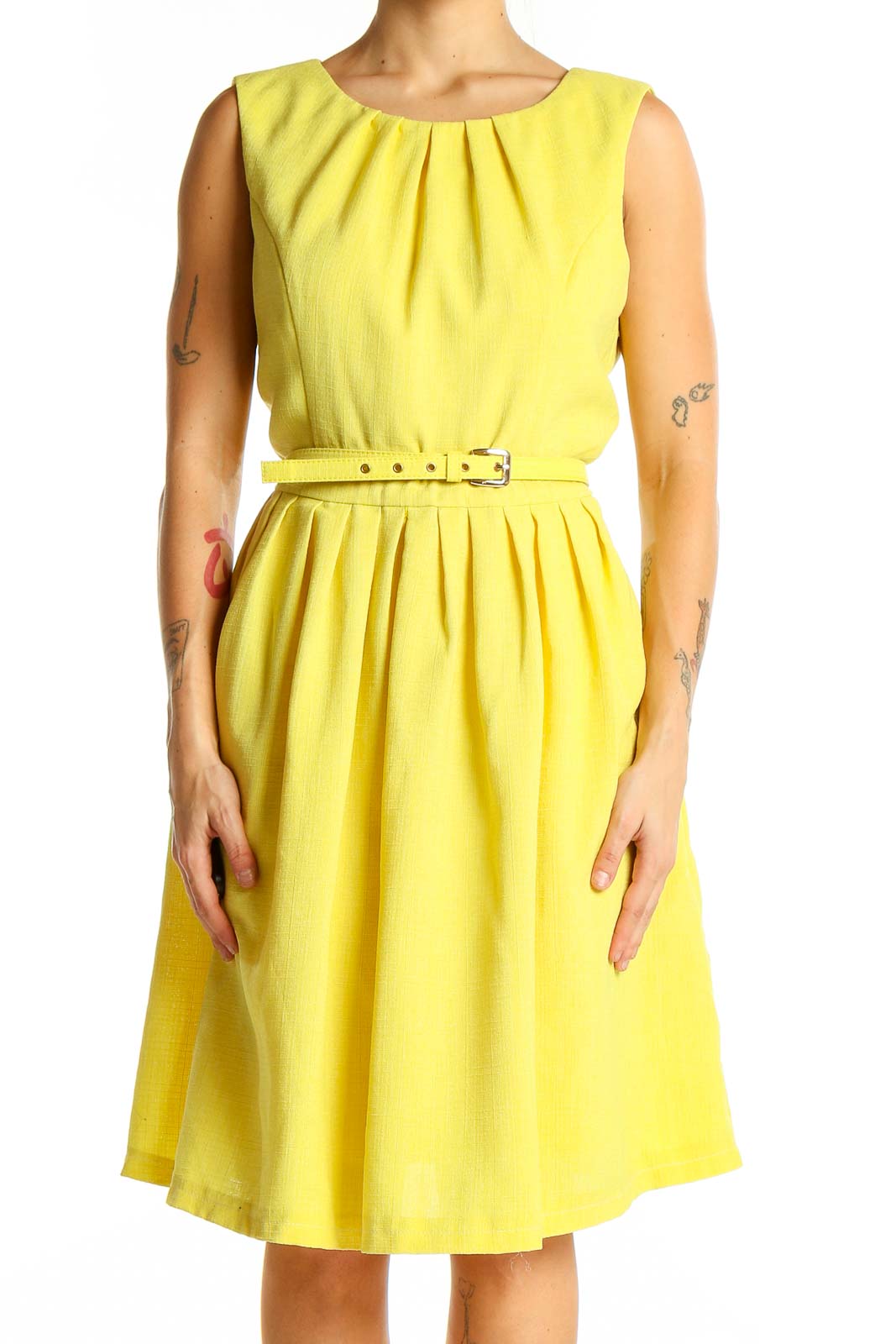 Yellow Sunshine A Line Dress