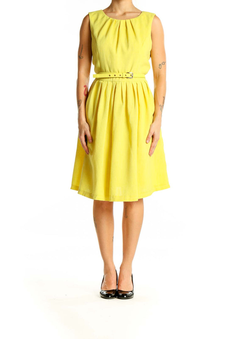 Yellow Sunshine A Line Dress