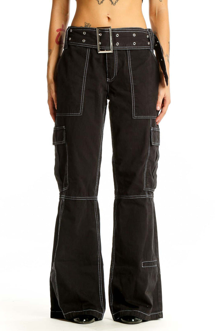 Black Y2K Pants