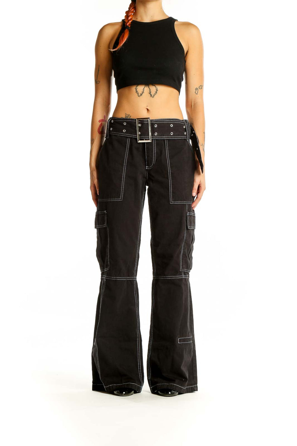 Black Y2K Pants