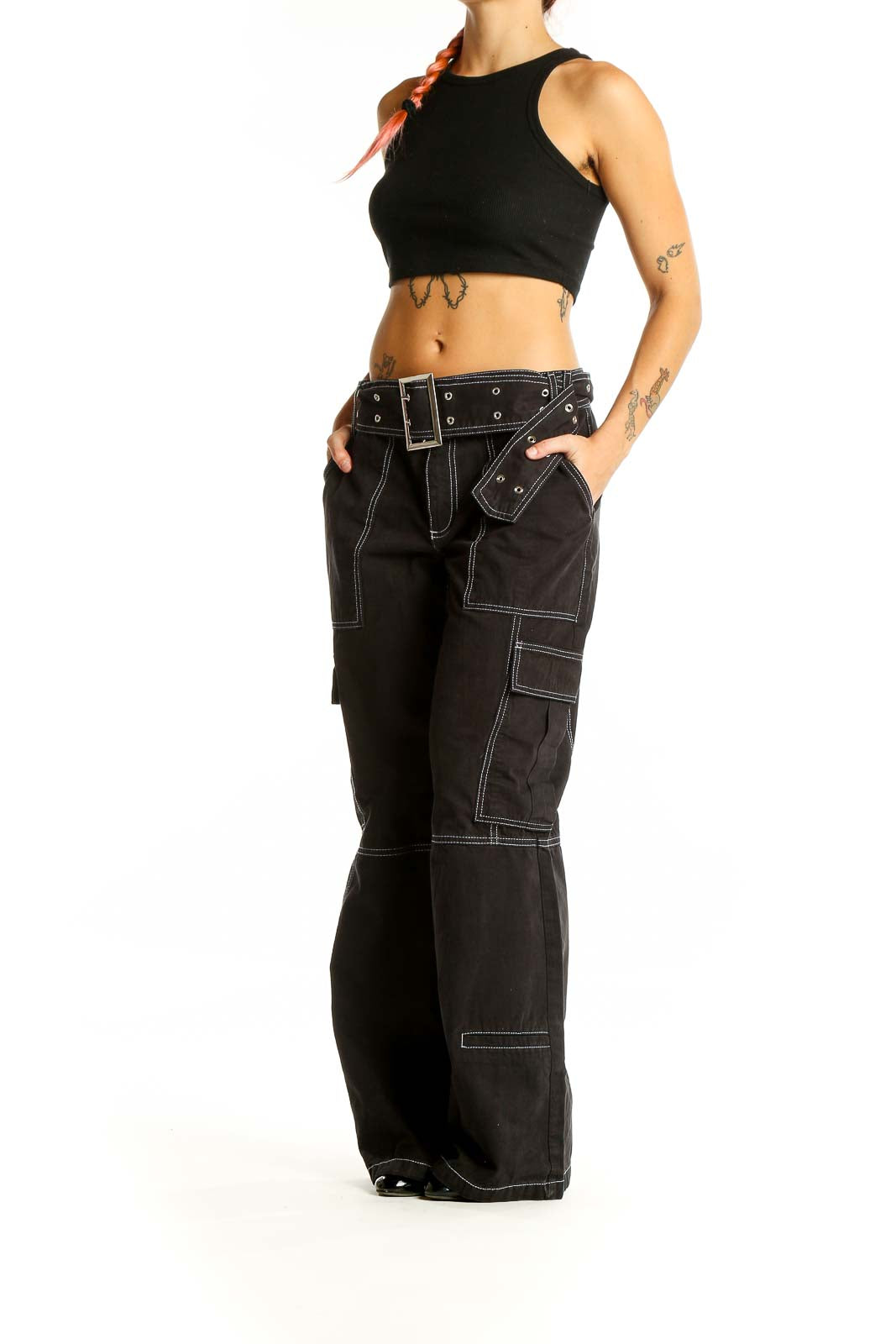 Black Y2K Pants