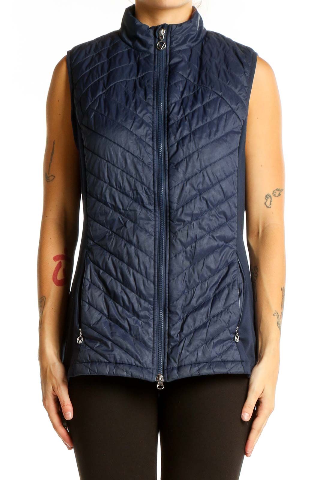 Blue Puffer Vest