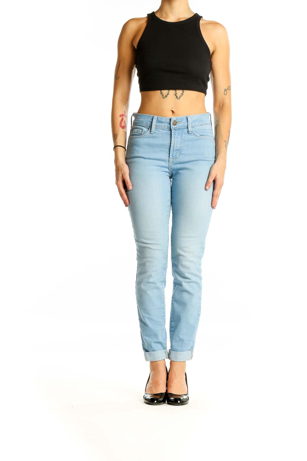 Blue Light Rinse Denim Jeans