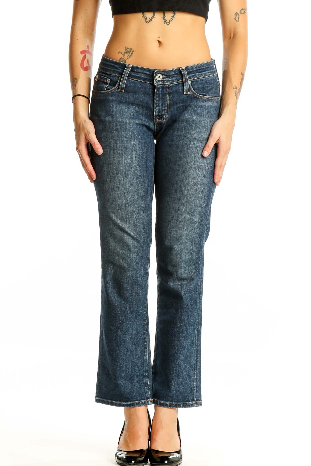 Blue Medium Rinse Denim Jeans