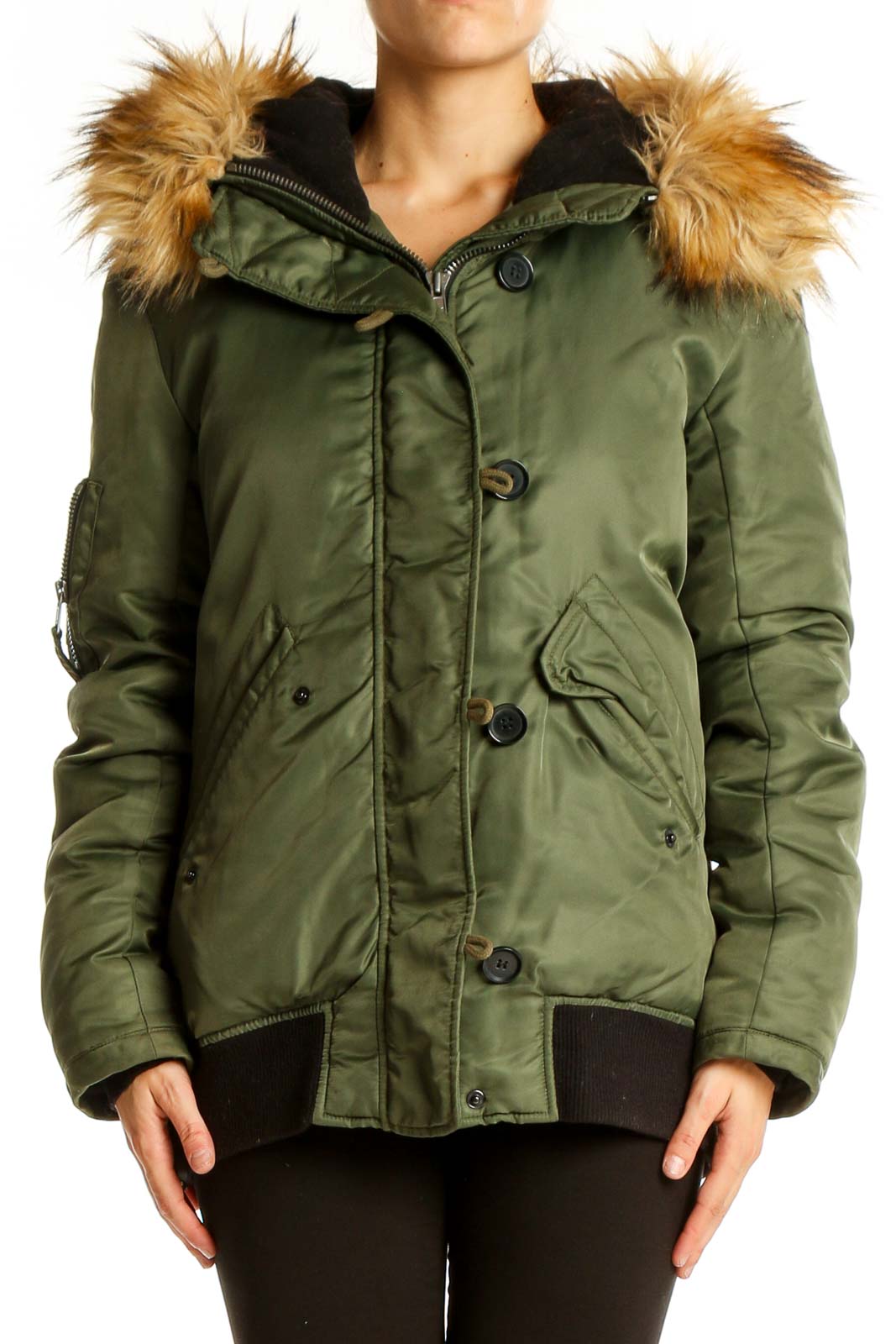 Green Puffer Jacket