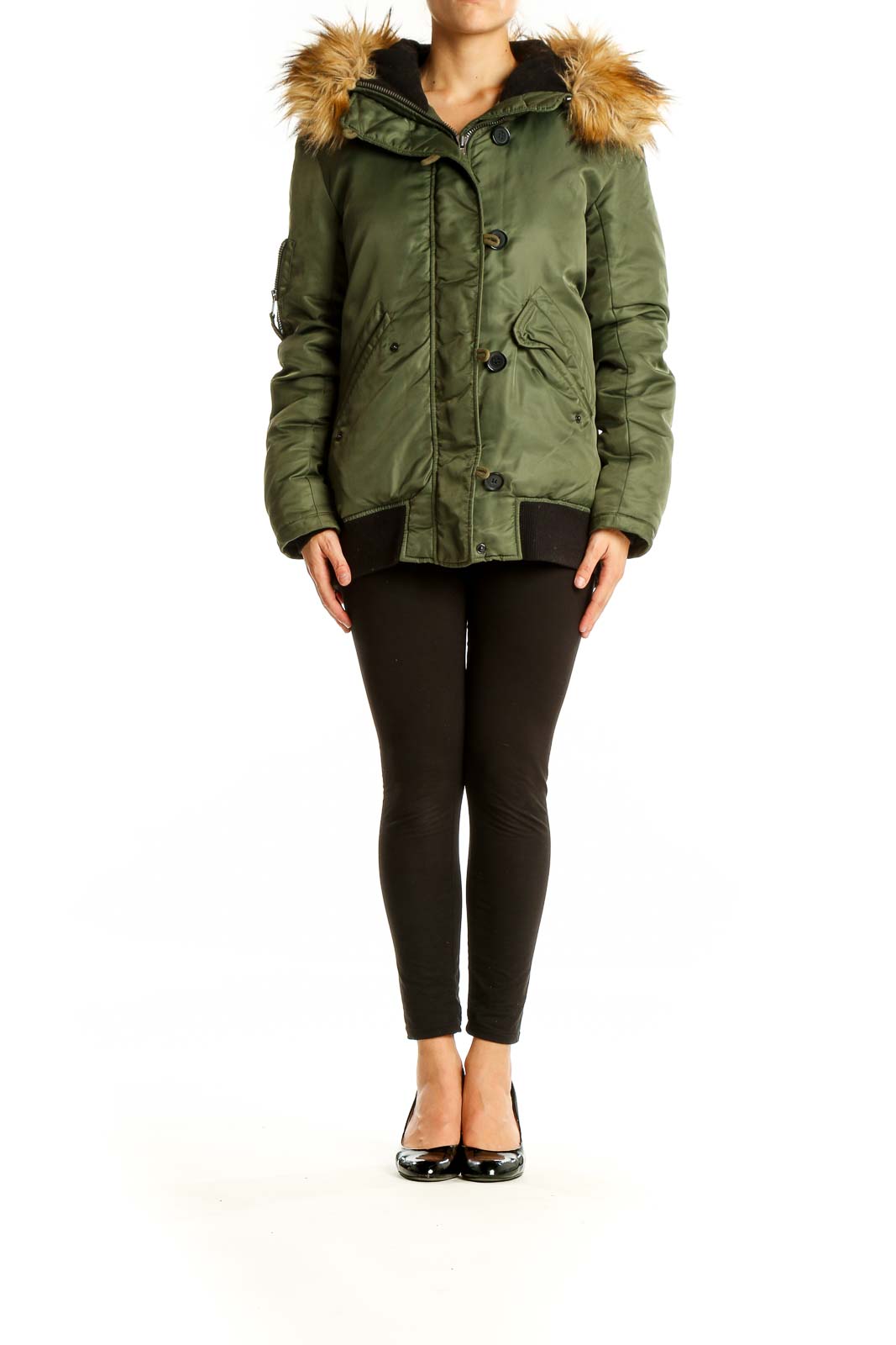 Green Puffer Jacket