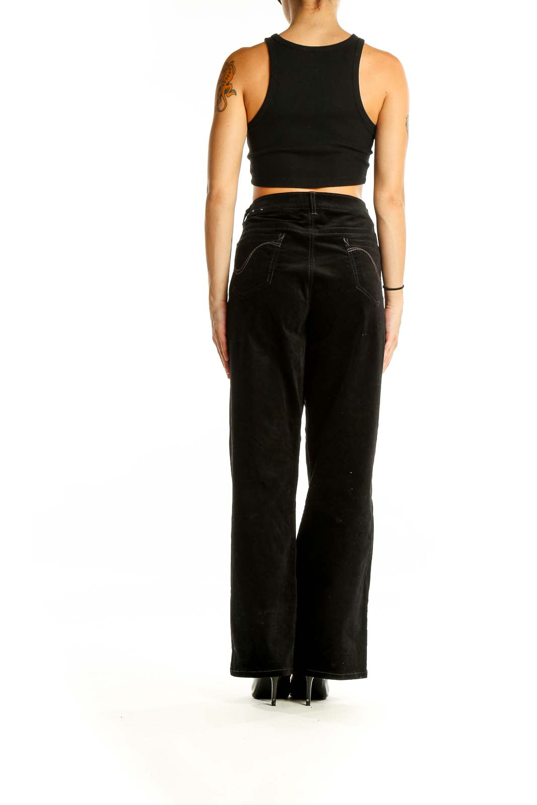 Black Velvet Pants