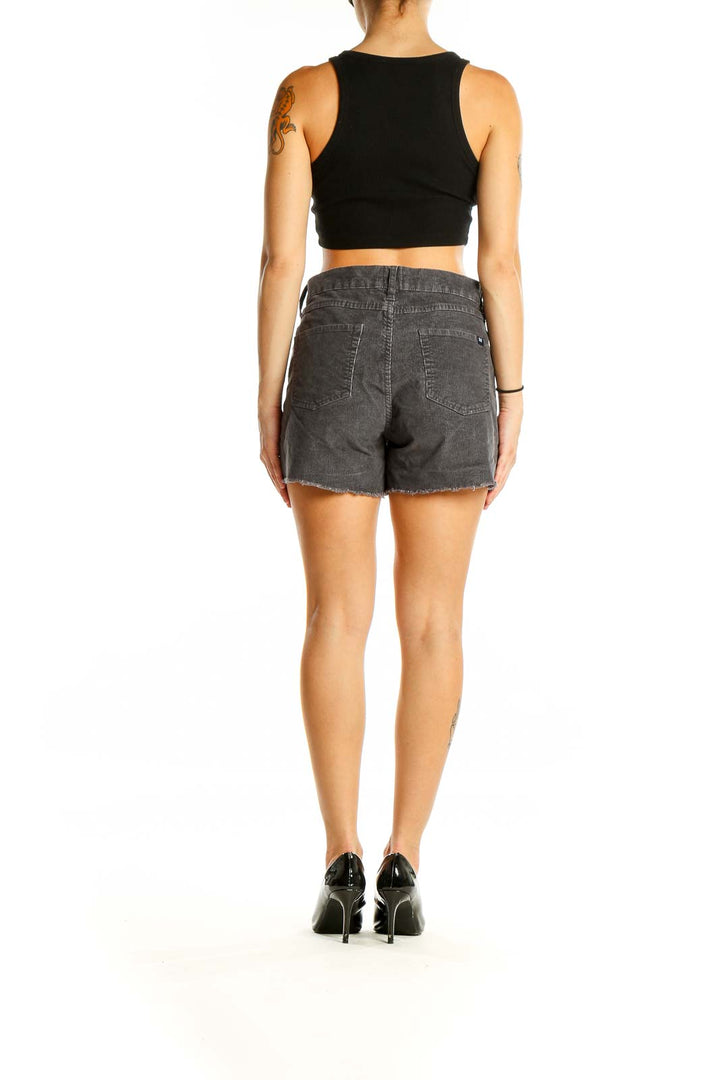 Gray High Waisted Shorts