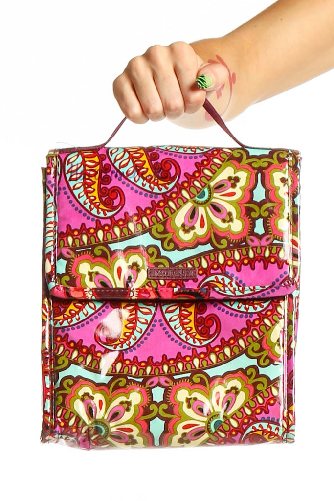 Vera Bradley Pink and Green Floral Paisley Backpack and lunch box set Vera Bradley bookbag and lunchbox. @Vera Kulikova Kulikova  main image 2