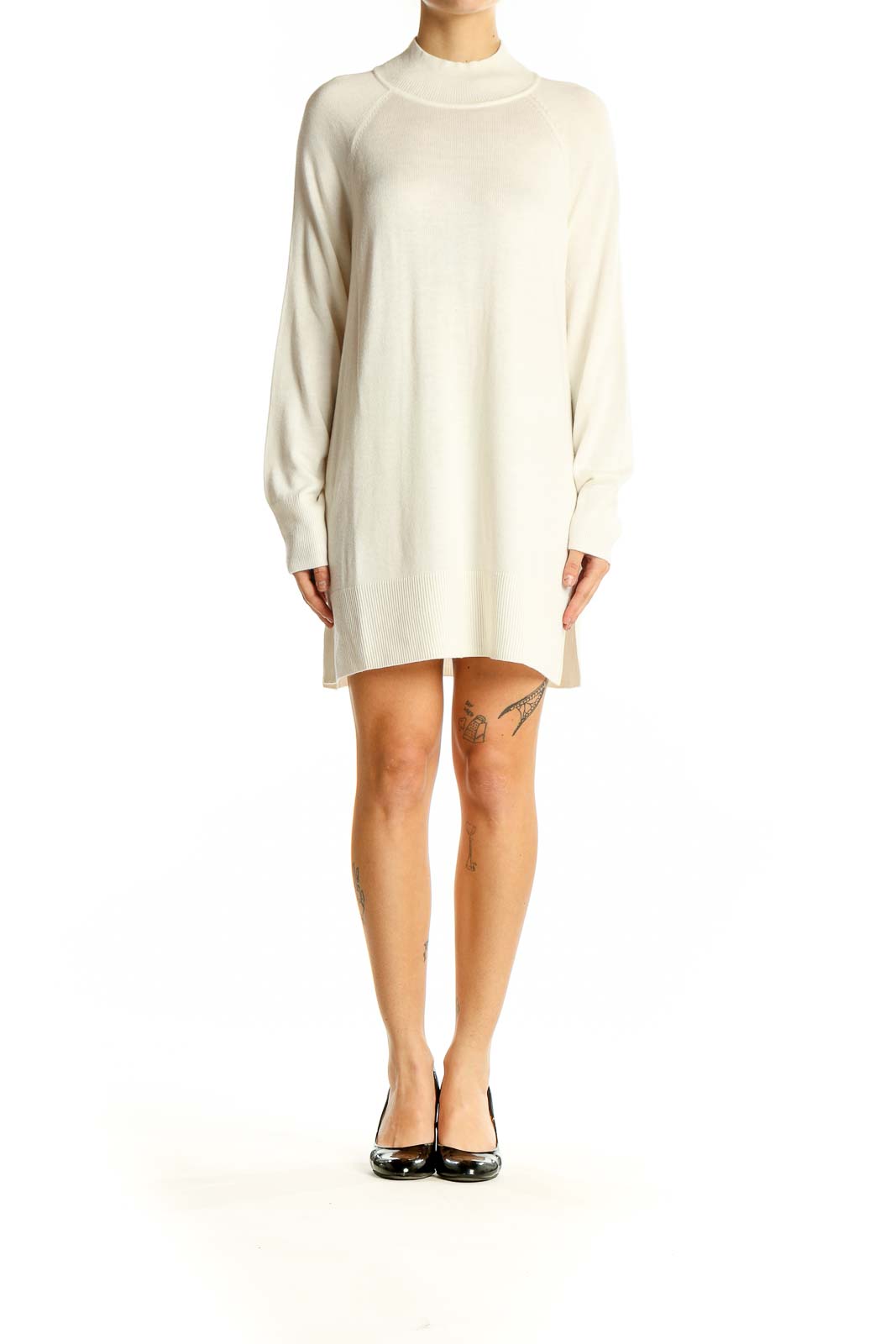 Oversized crew neck dress best sale