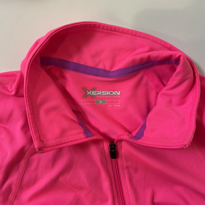 Pink Half-Zip Activewear Pullover