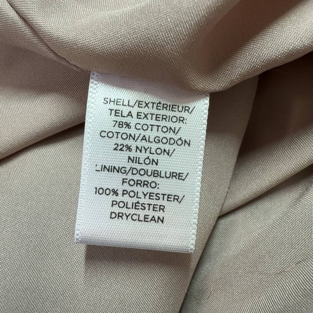 Black striped short sleeve fit and flare dress with crew neckline and A-line skirt, back view