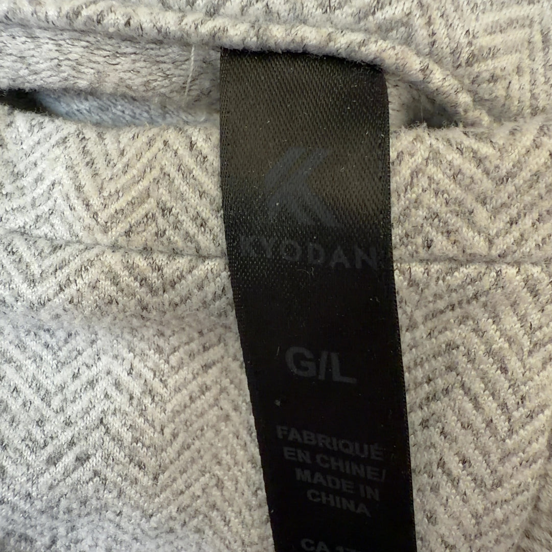 Cream Kyodan pullover sweatshirt back view, showing relaxed fit and structured design