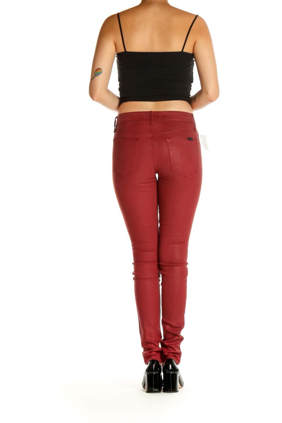 Red Skinny Pants