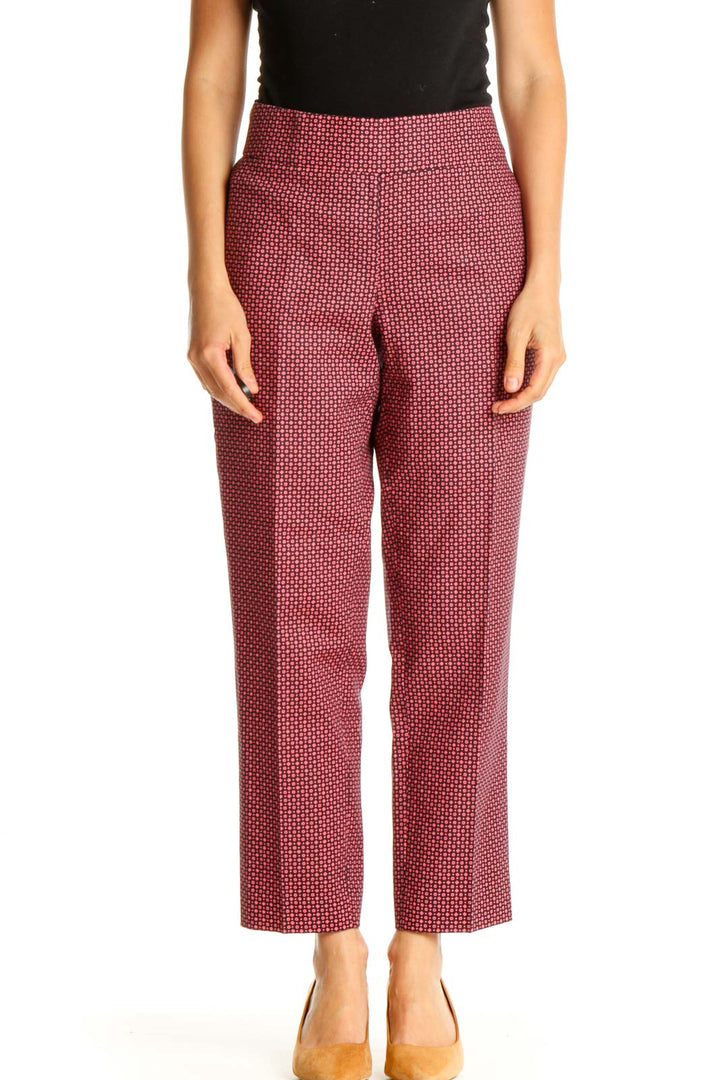 Pink Printed Trousers