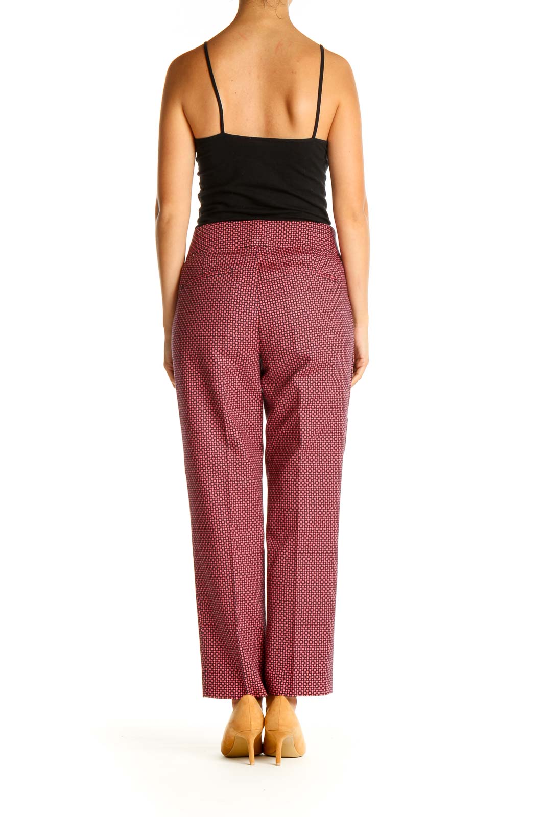 Pink Printed Trousers