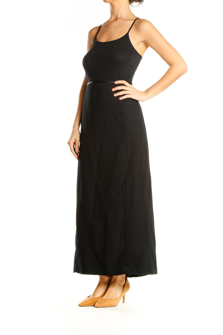 Black Classic Maxi Skirt