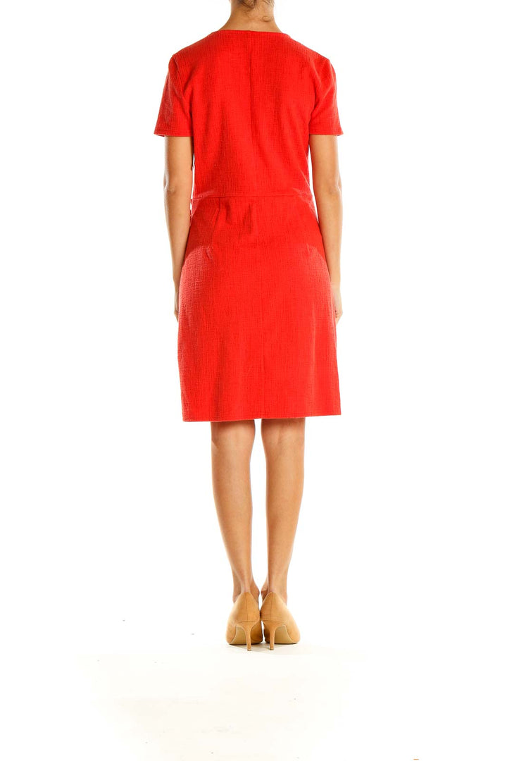 Red Day Wrap Dress