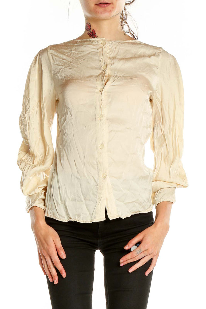 Beige Blouse