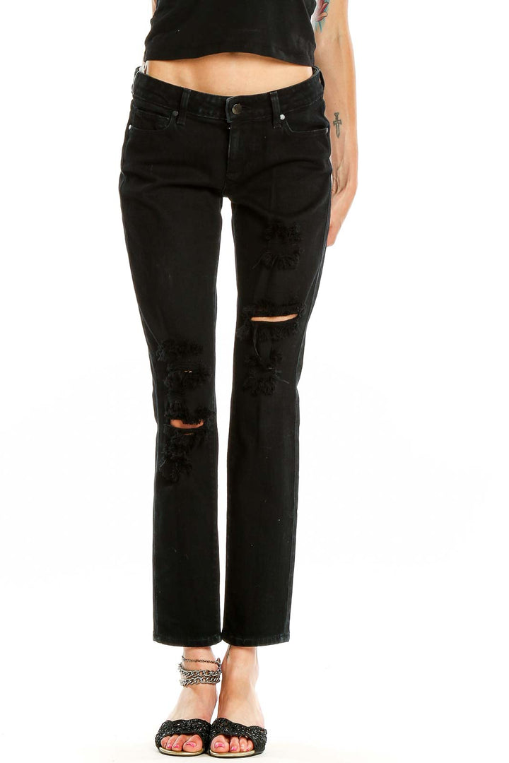 Black Flare Jeans