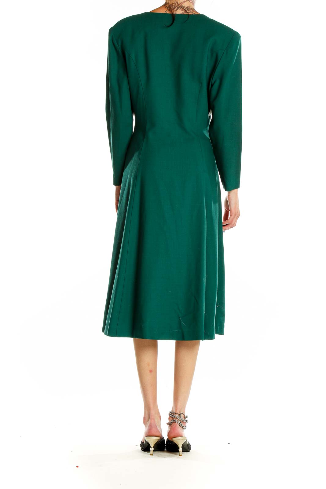 Green Vintage Classic Dress