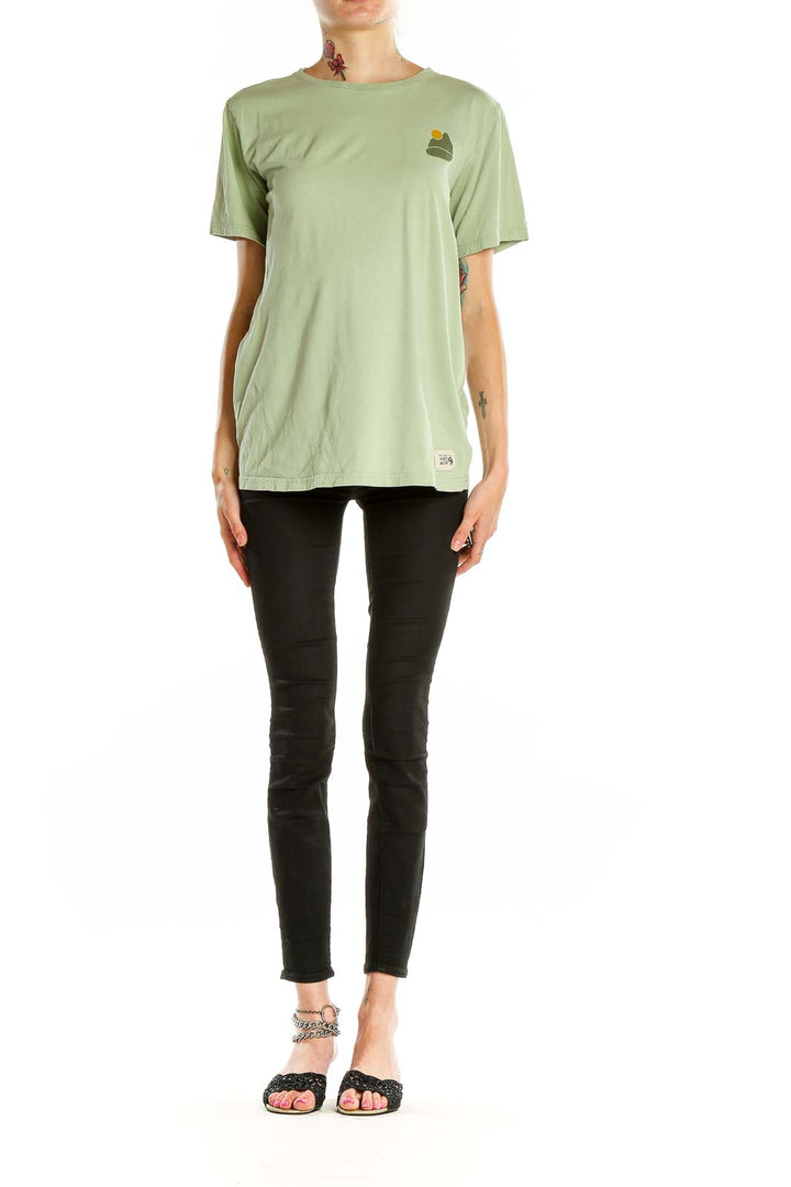 Green Casual T-Shirt