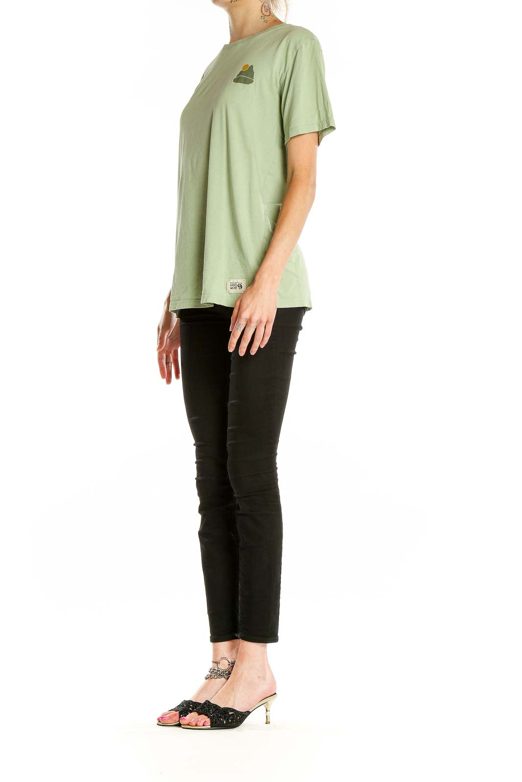 Green Casual T-Shirt