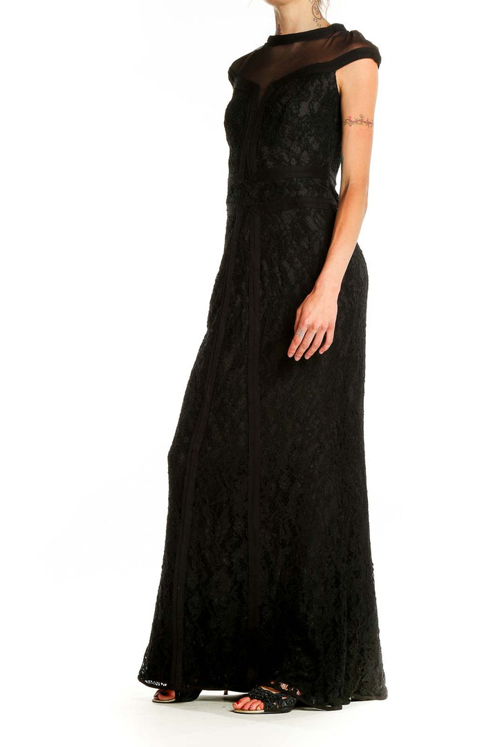 Black Lace Classic Retro Formal Dress