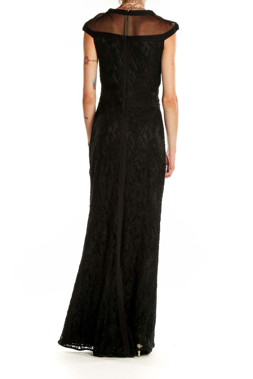 Black Lace Classic Retro Formal Dress