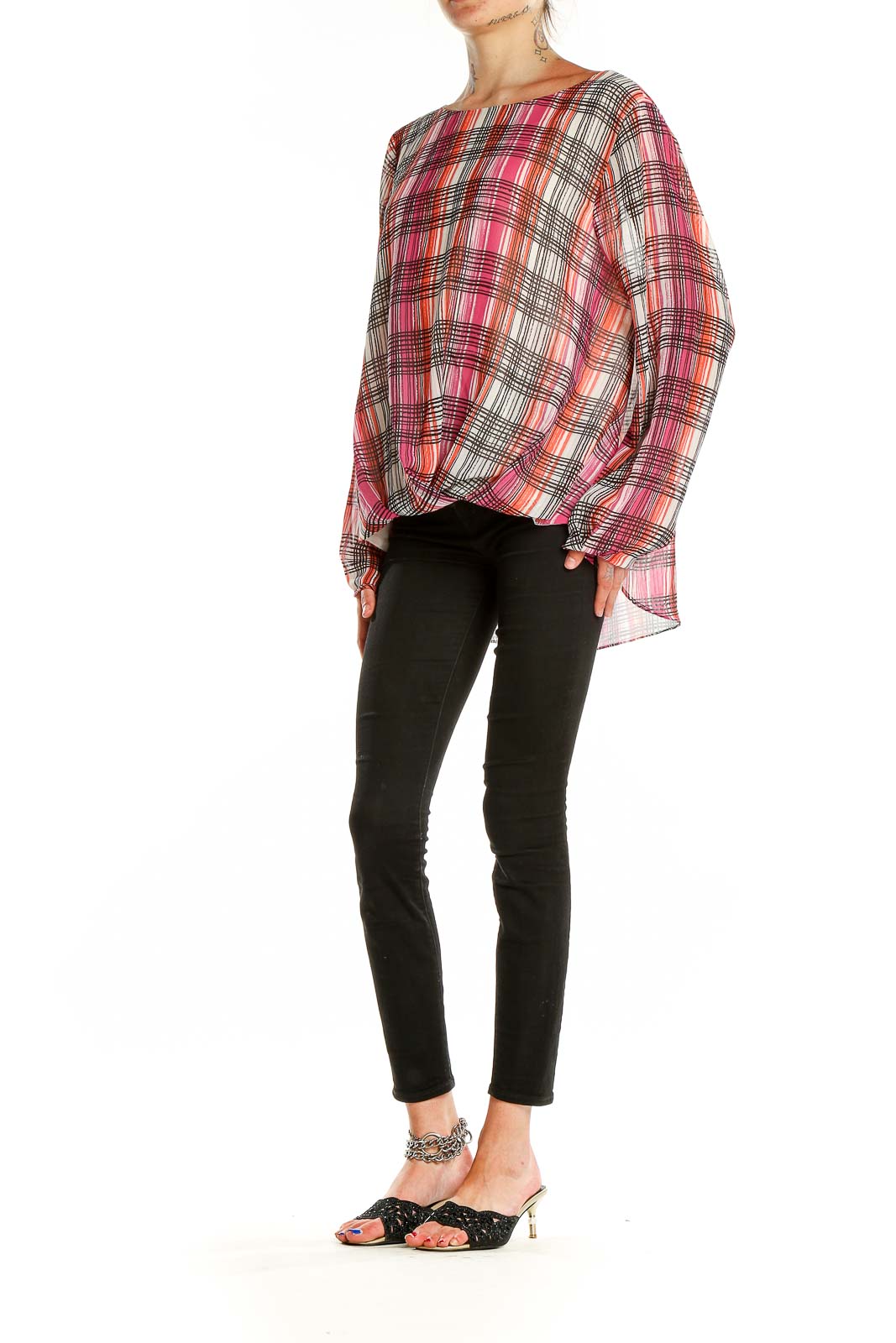 Multicolor Checkered Blouse