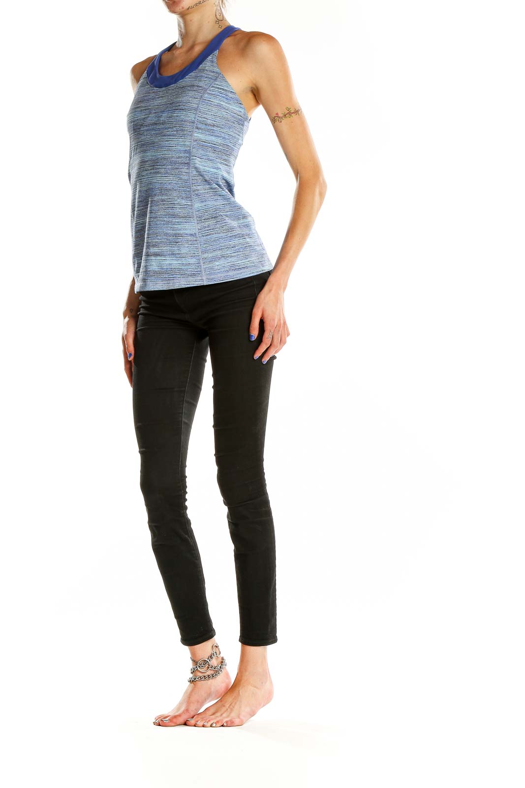 Blue Activewear Top