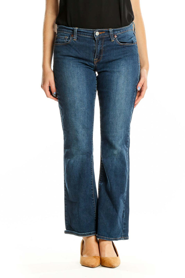 Blue Dark Rinse Jeans