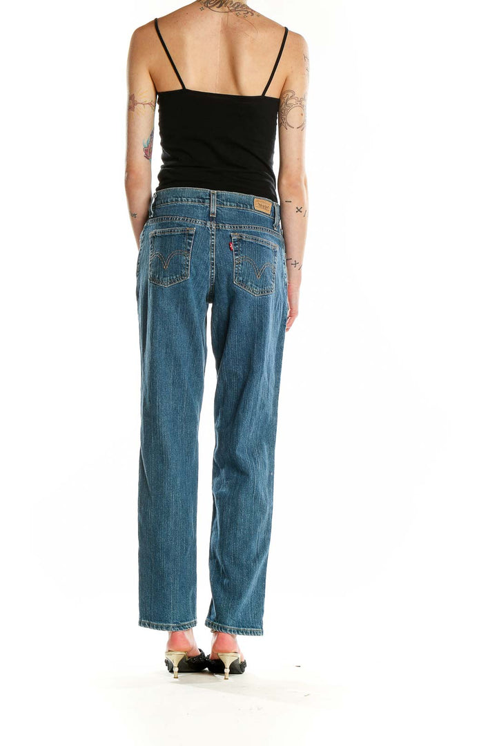 Blue Boyfriend Jeans